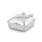 Vollrath Co Vollrath Intrigue Square 6 Quart Induction Chafer, 46135, W/ Porcelain Food Pan, Glass Top 46135 - alternate 3